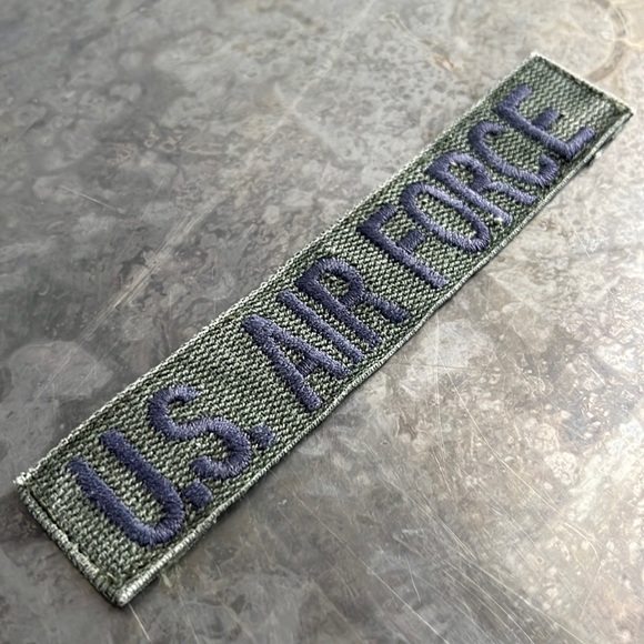 U.S. AIR FORCE embroidered tape patch - Vintage - Picture 3 of 10
